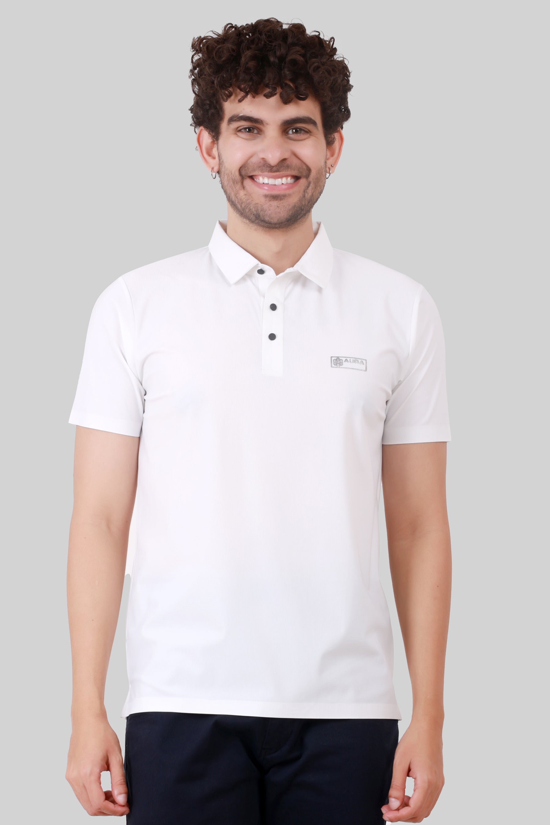 SEAMLESS NYLON COTTON T-SHIRT