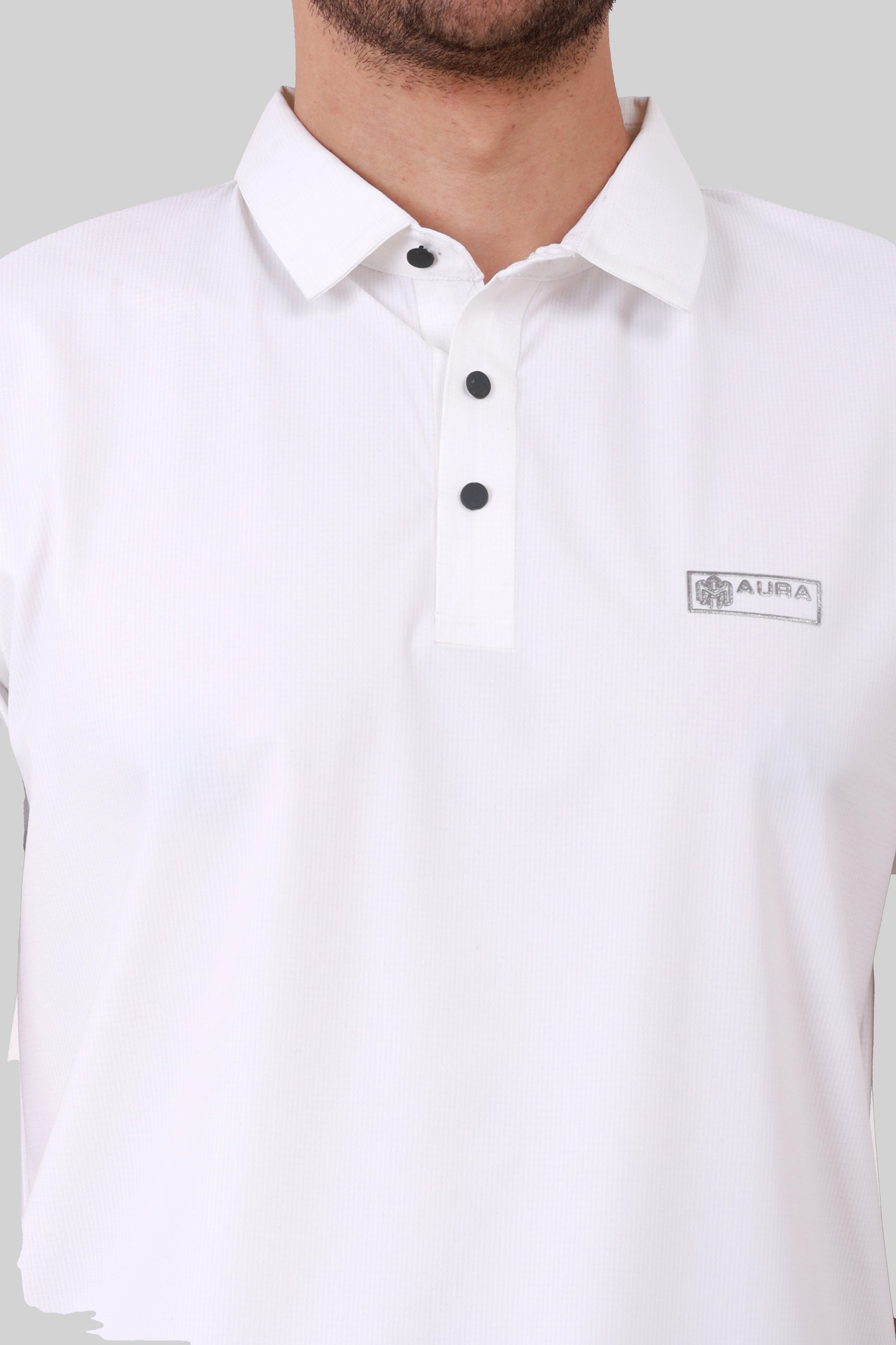 SEAMLESS NYLON COTTON T-SHIRT