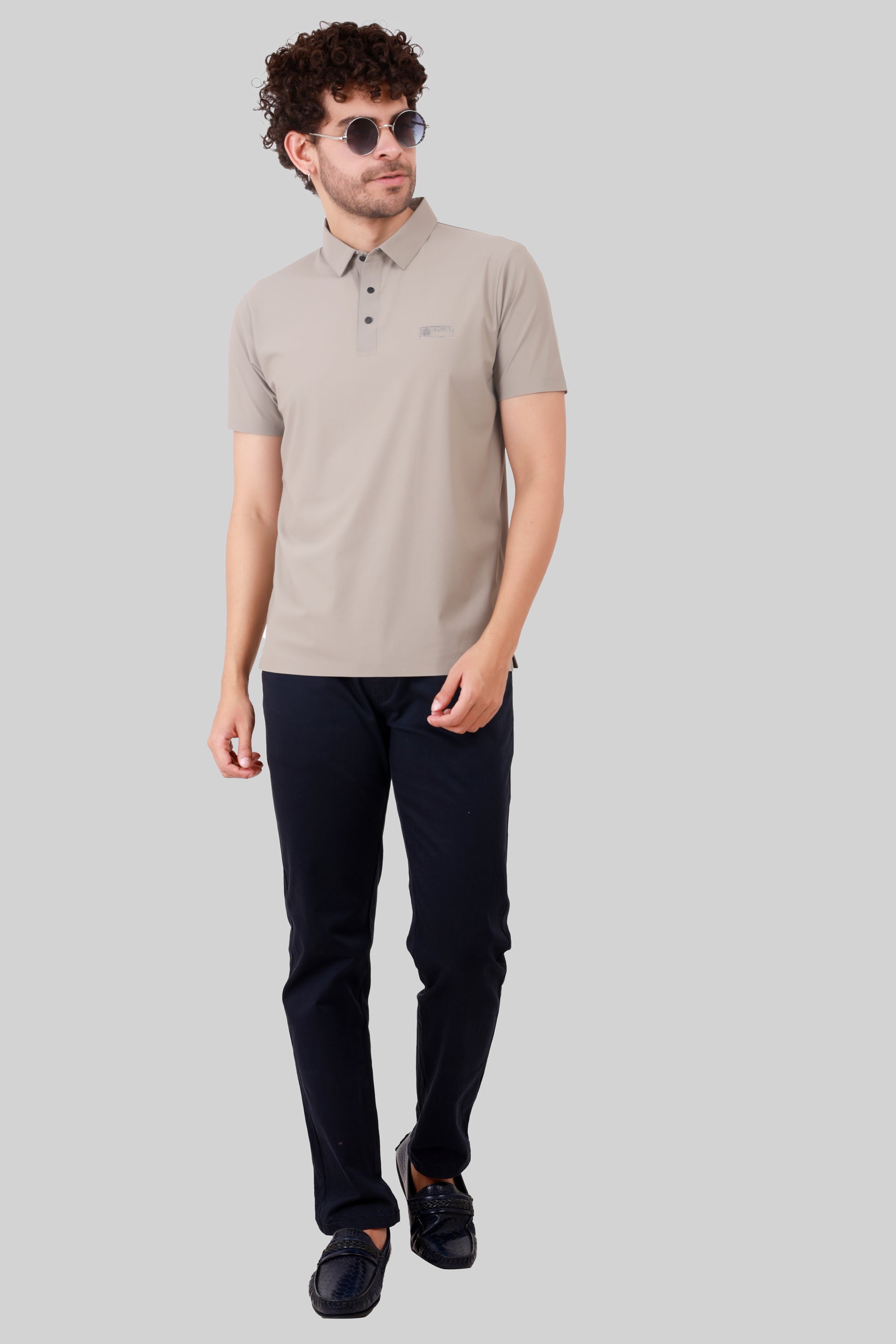 SEAMLESS NYLON COTTON T-SHIRT