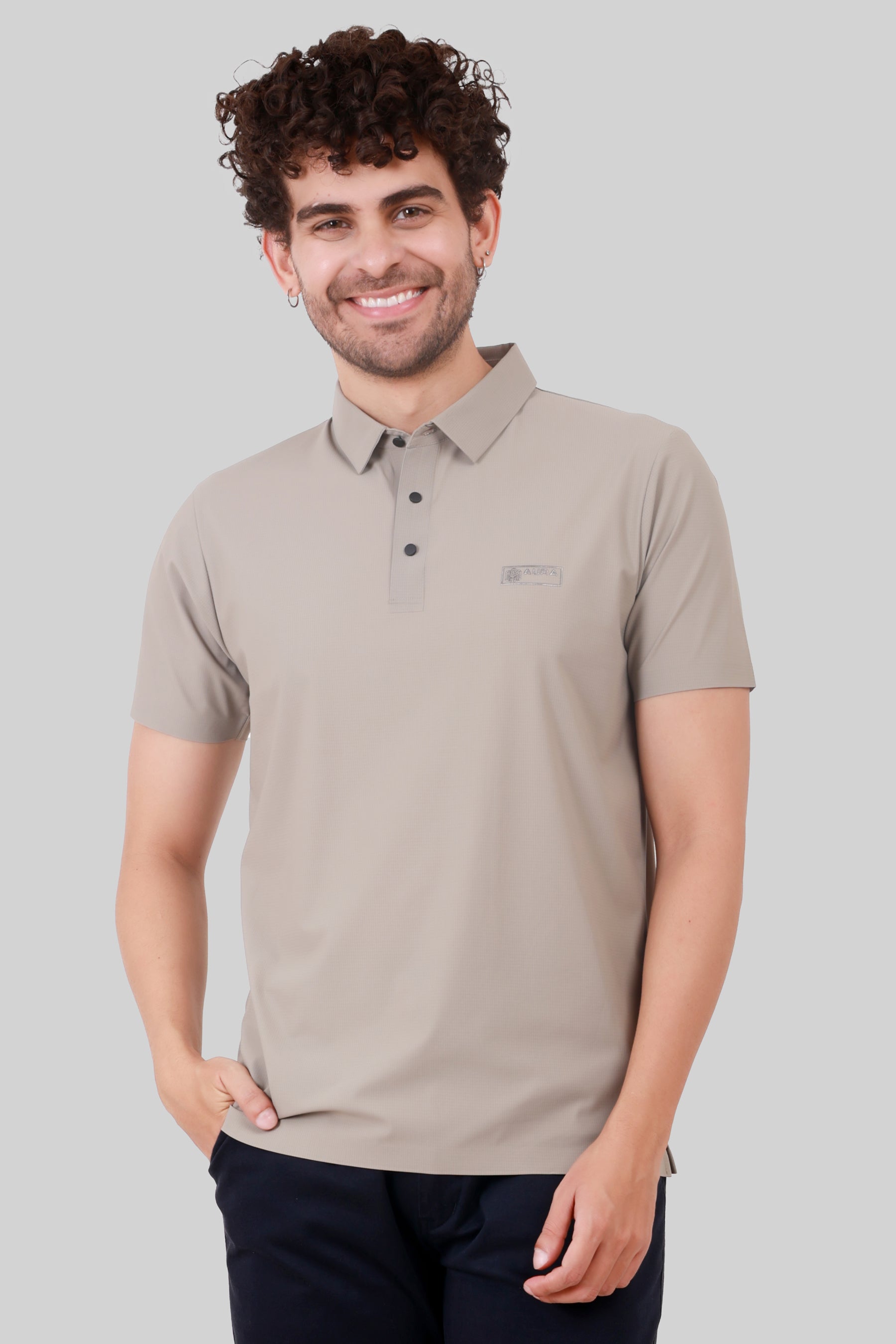SEAMLESS NYLON COTTON T-SHIRT