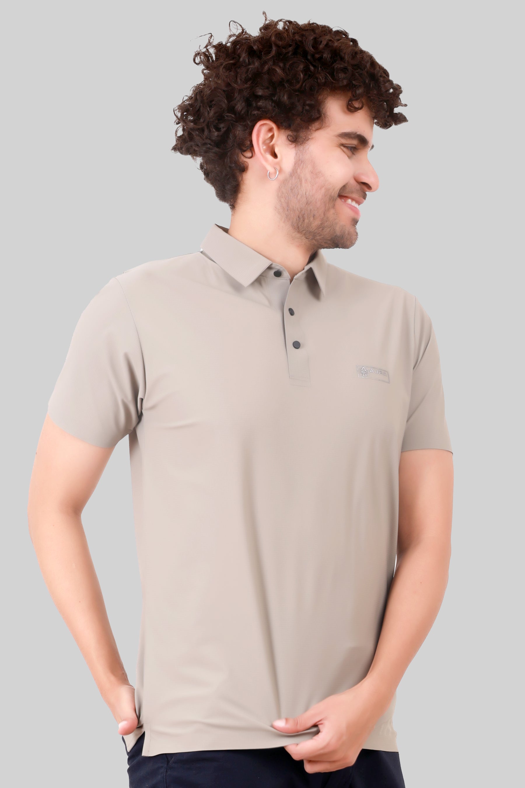 SEAMLESS NYLON COTTON T-SHIRT