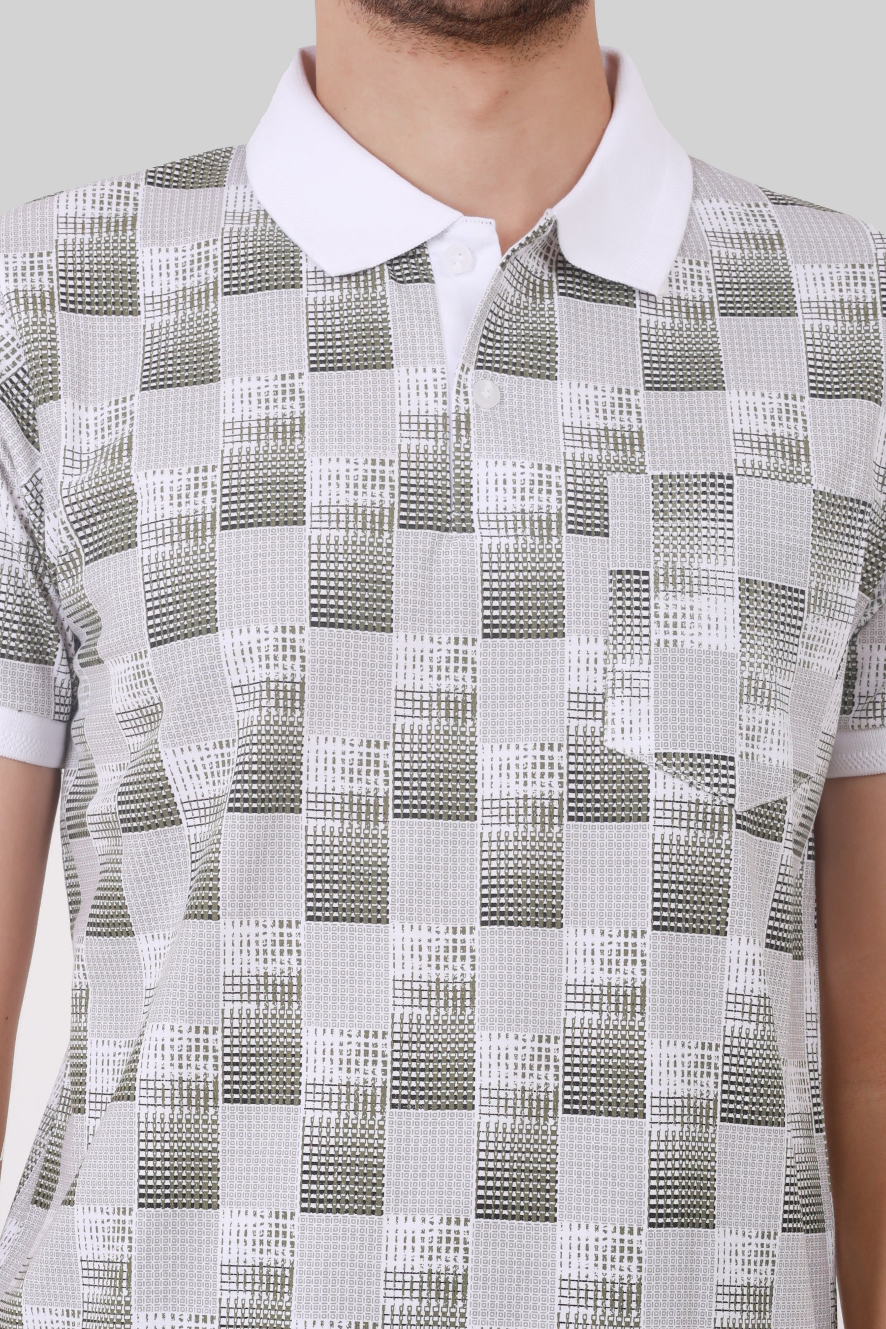 PC COTTON COLLAR T-SHIRT