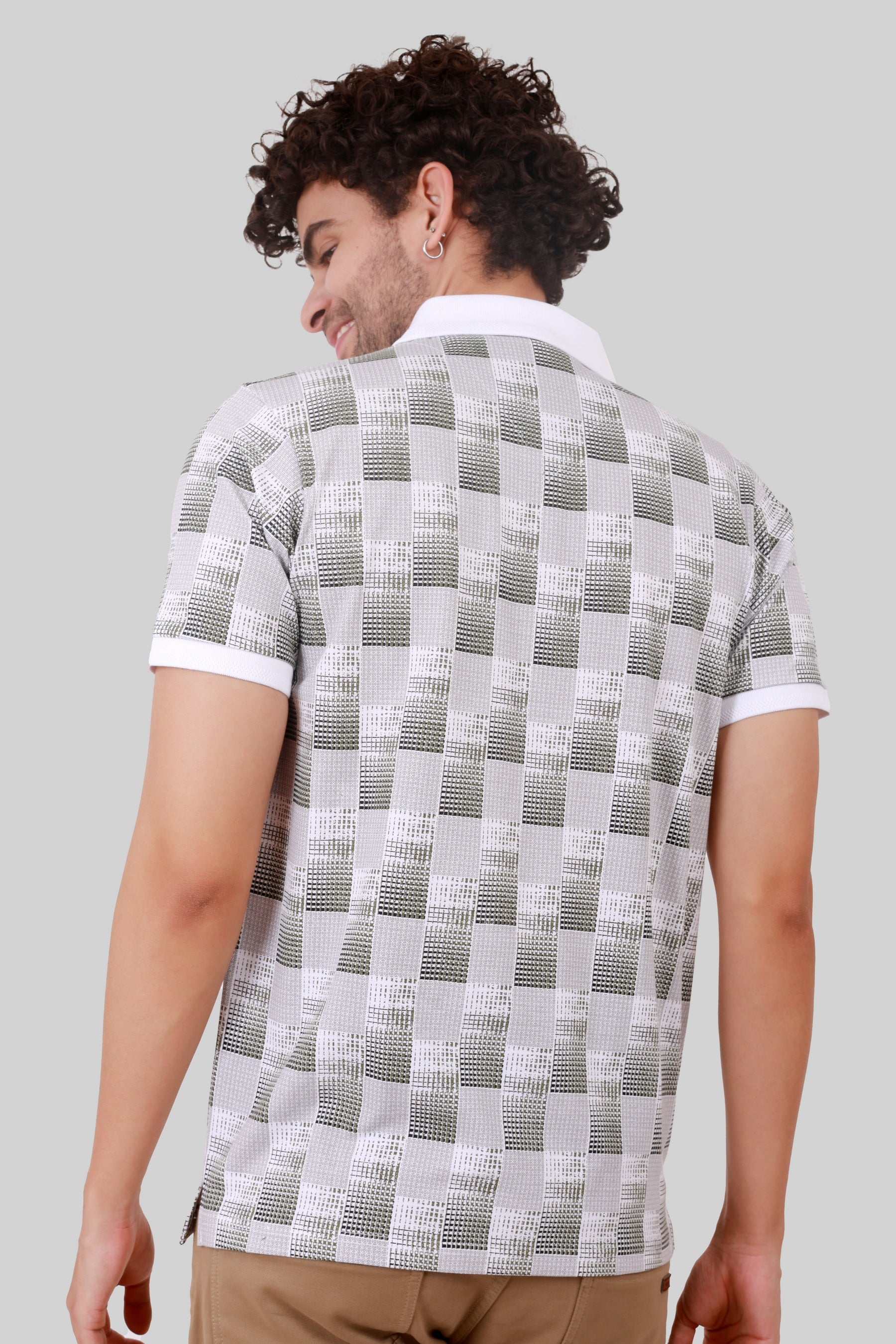 PC COTTON COLLAR T-SHIRT