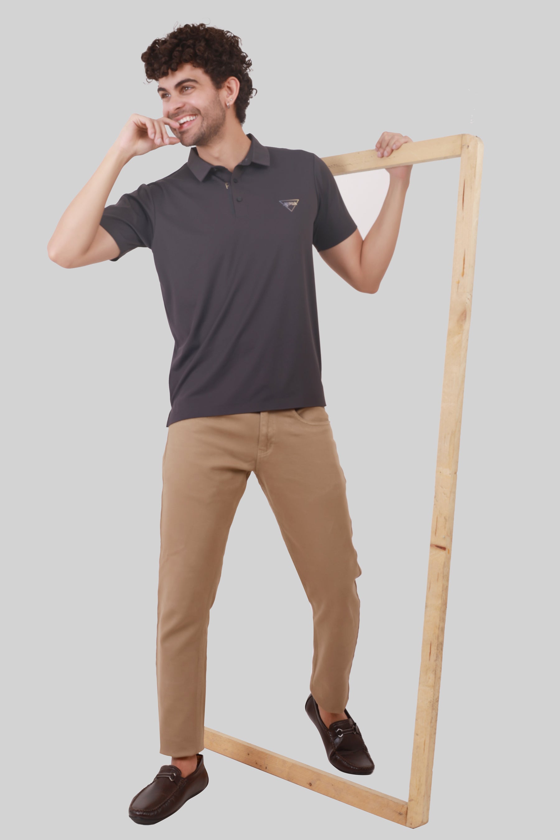 SEAMLESS NYLON COTTON T-SHIRT