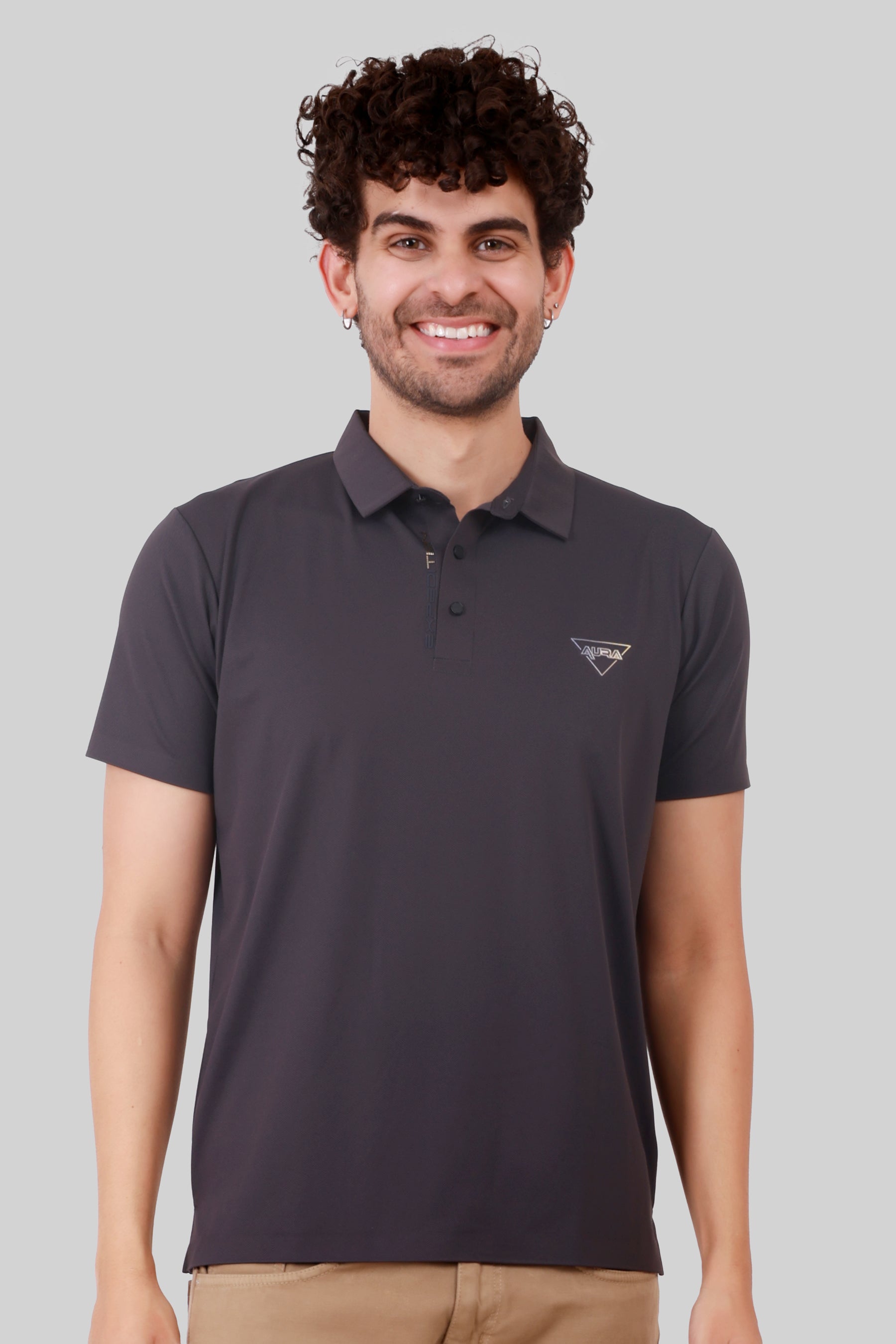 SEAMLESS NYLON COTTON T-SHIRT