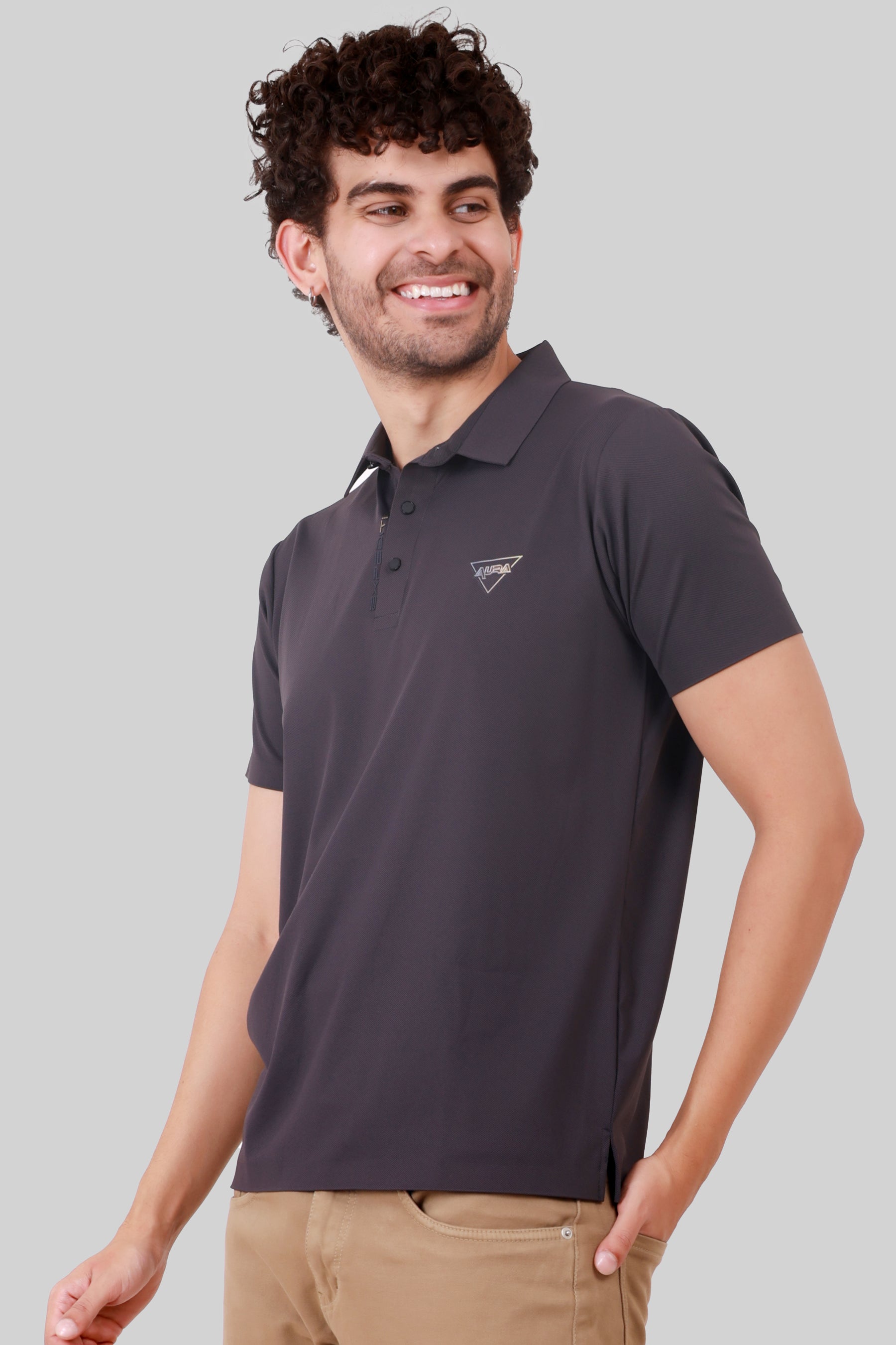 SEAMLESS NYLON COTTON T-SHIRT