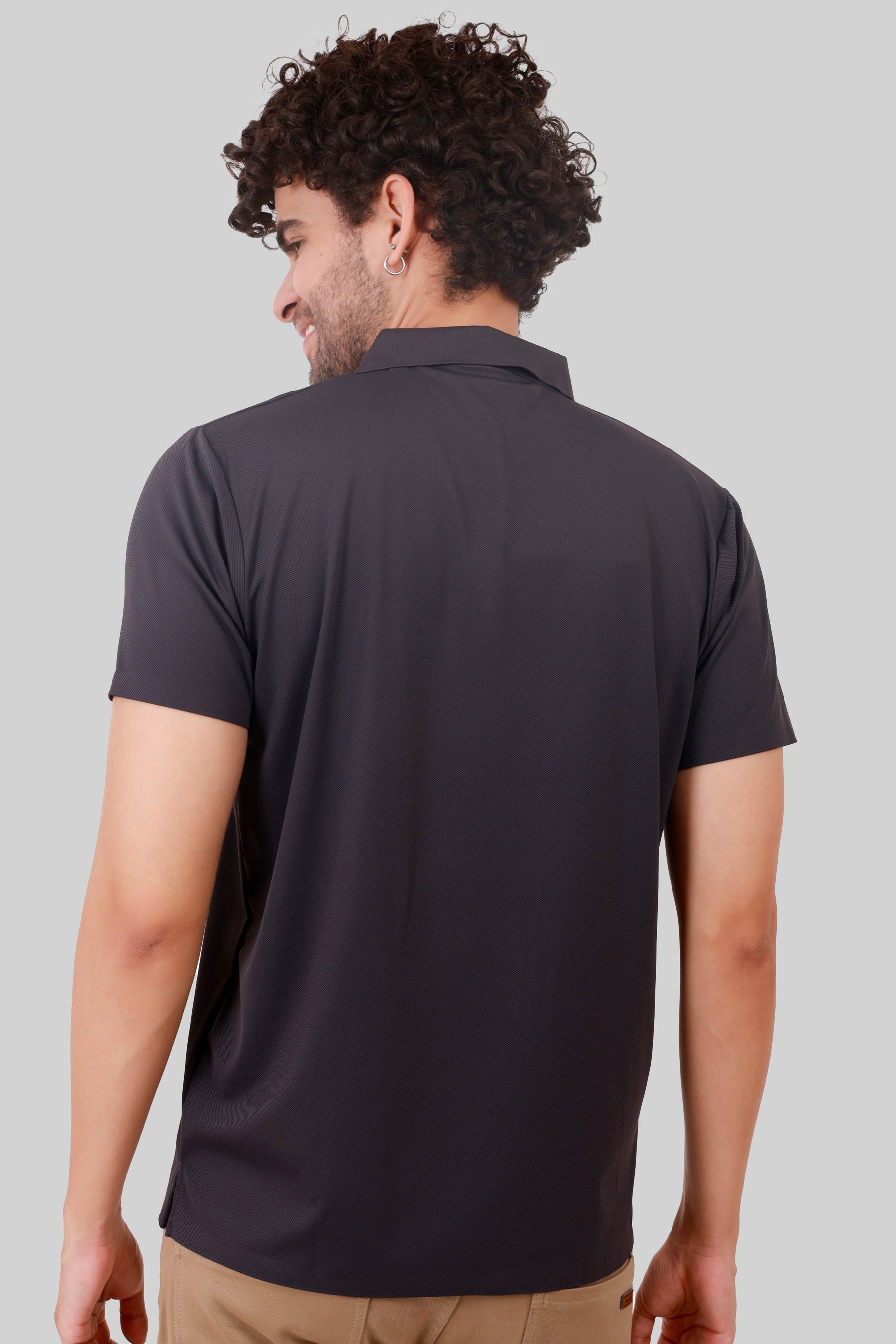 SEAMLESS NYLON COTTON T-SHIRT