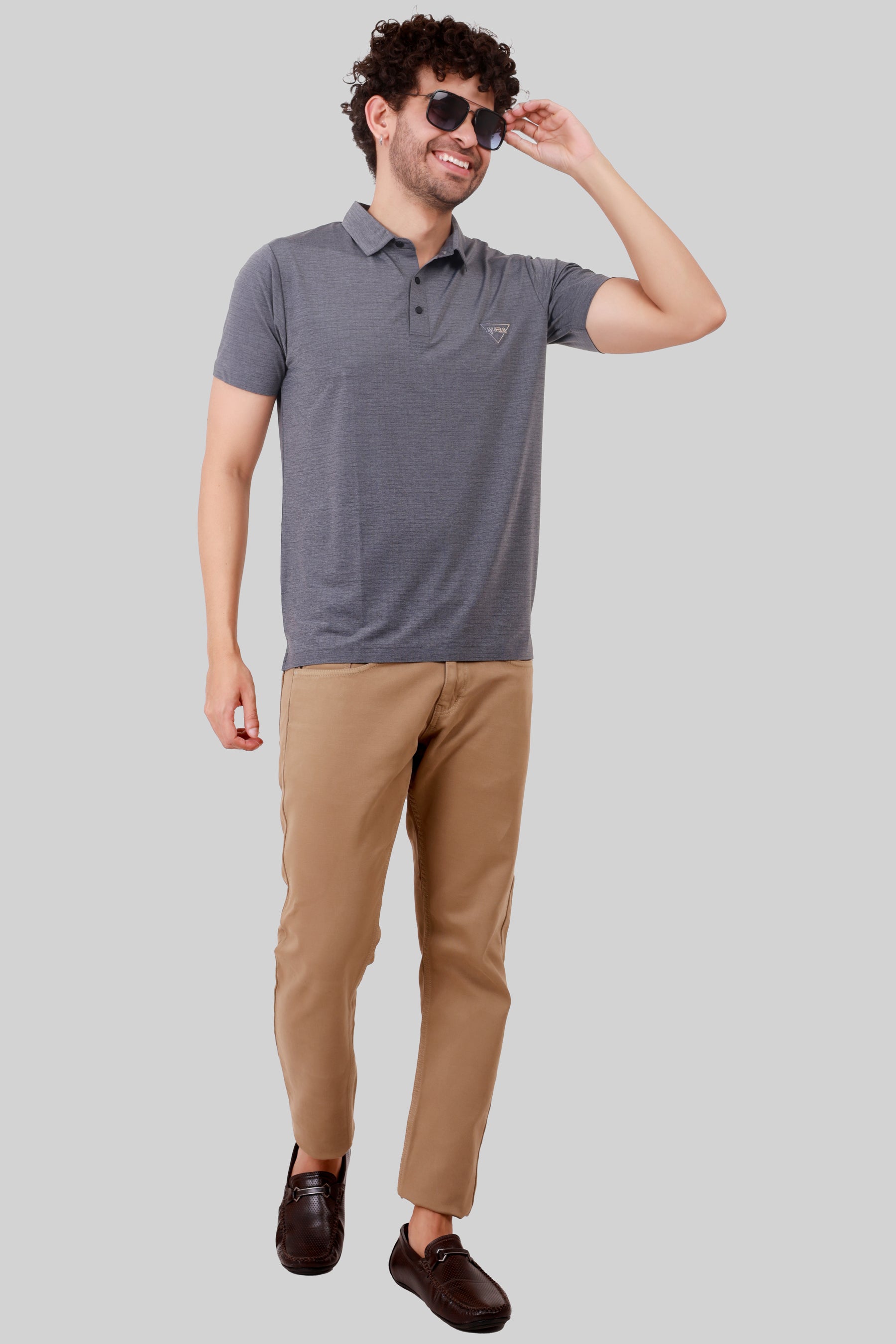 SEAMLESS NYLON COTTON T-SHIRT