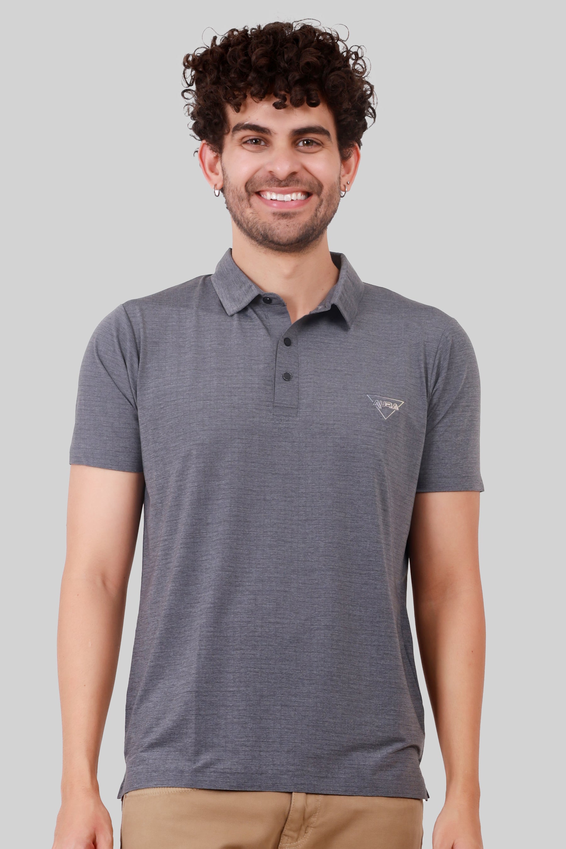 SEAMLESS NYLON COTTON T-SHIRT