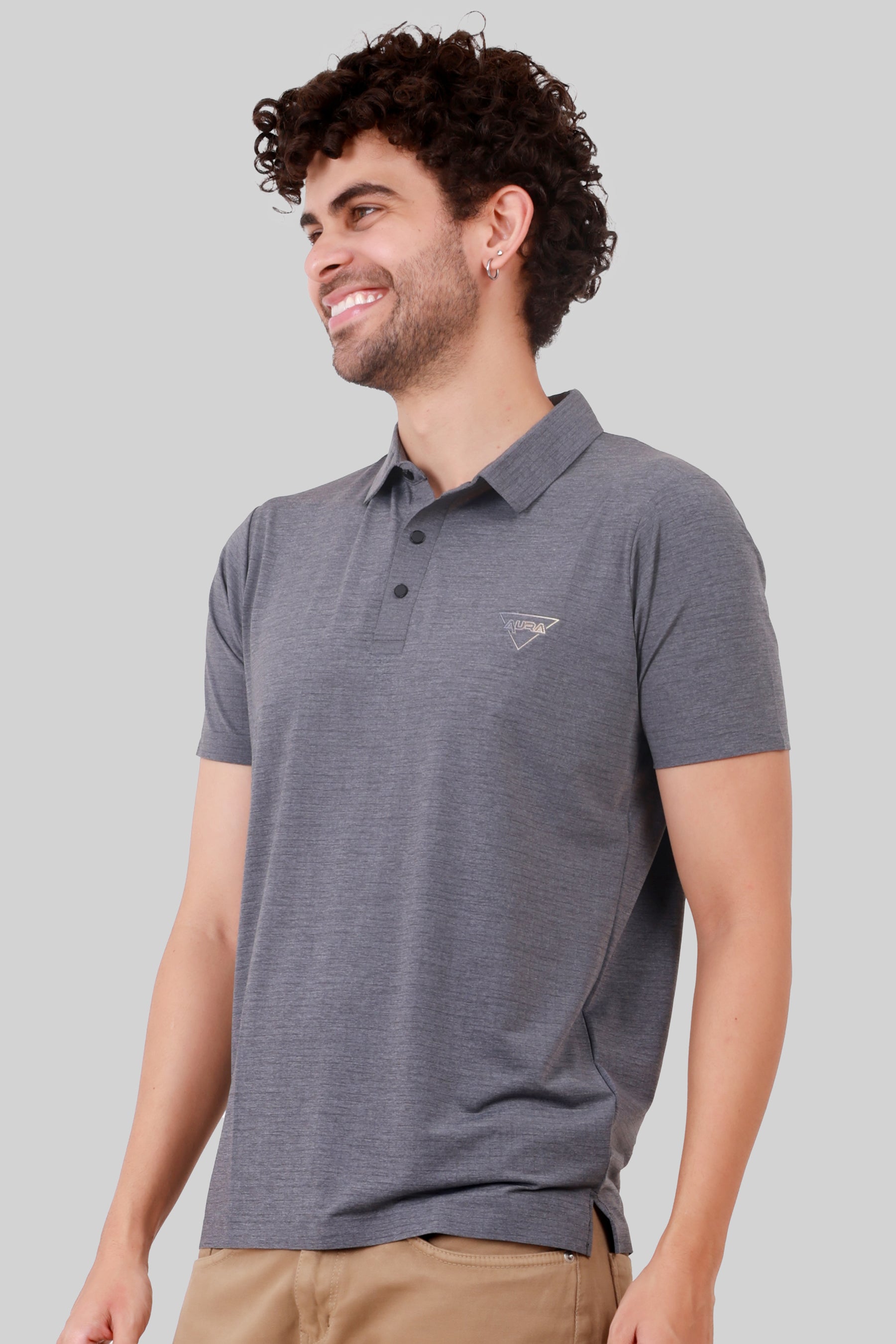 SEAMLESS NYLON COTTON T-SHIRT