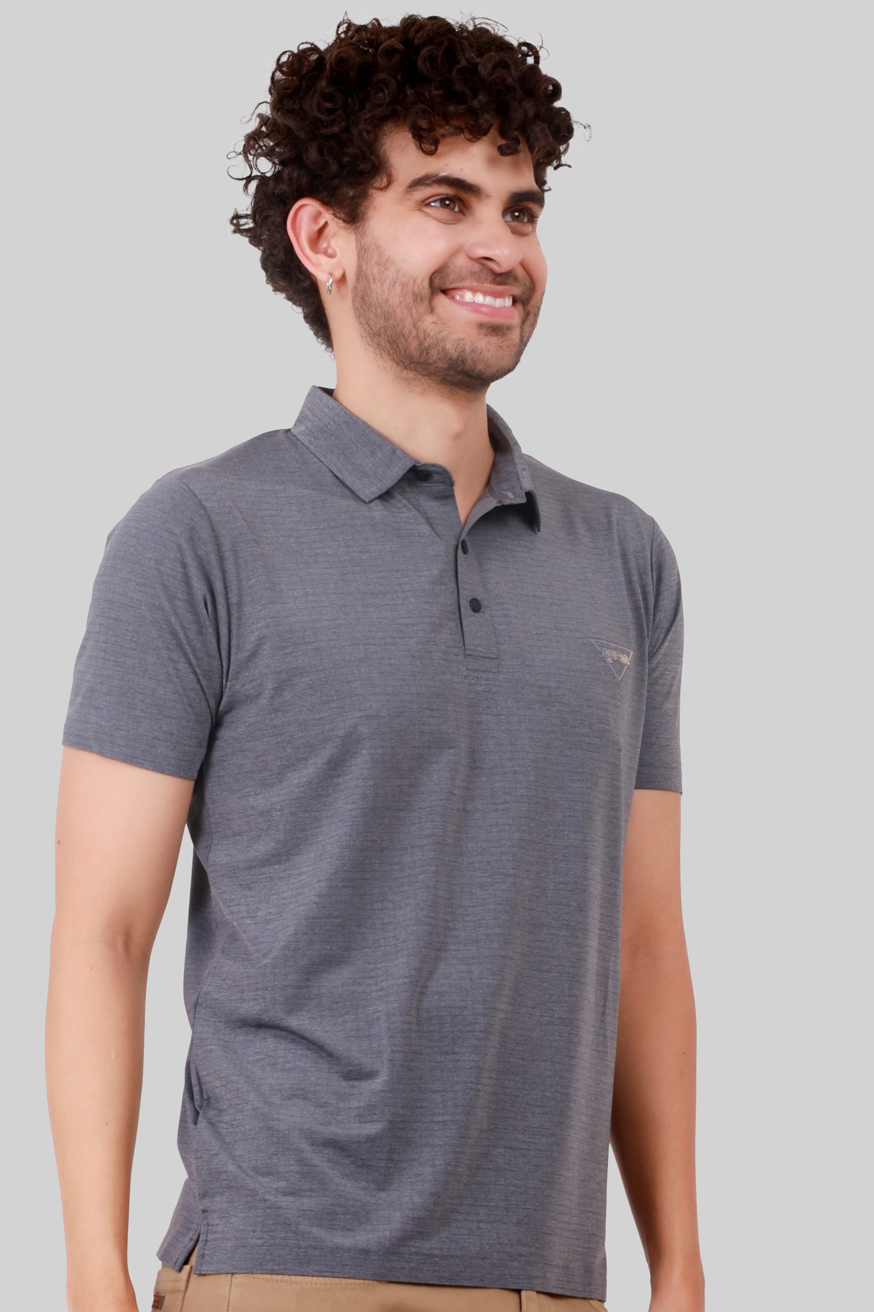 SEAMLESS NYLON COTTON T-SHIRT