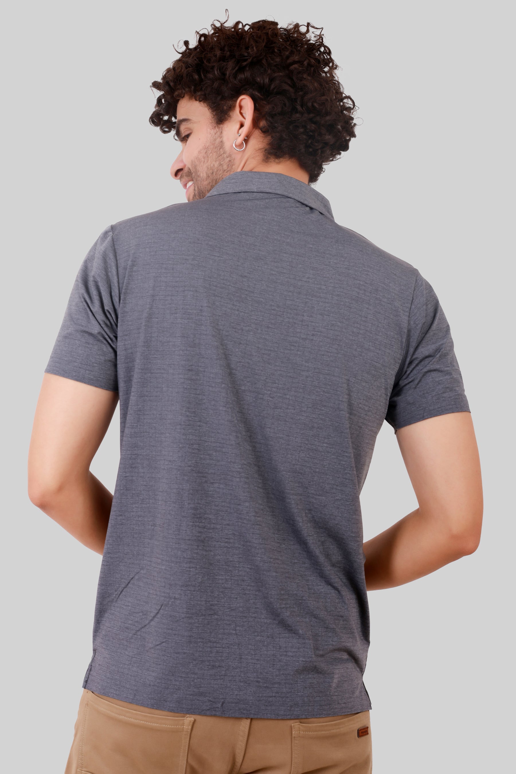 SEAMLESS NYLON COTTON T-SHIRT