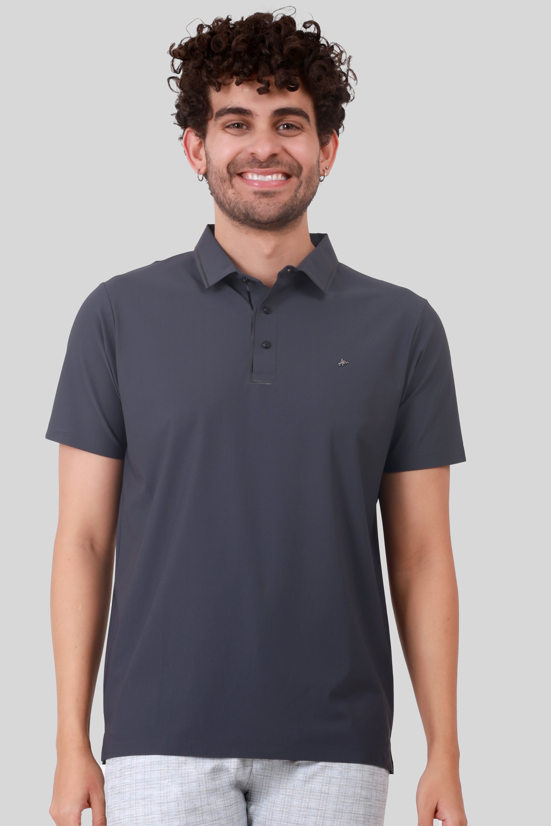 SEAMLESS NYLON COTTON T-SHIRT