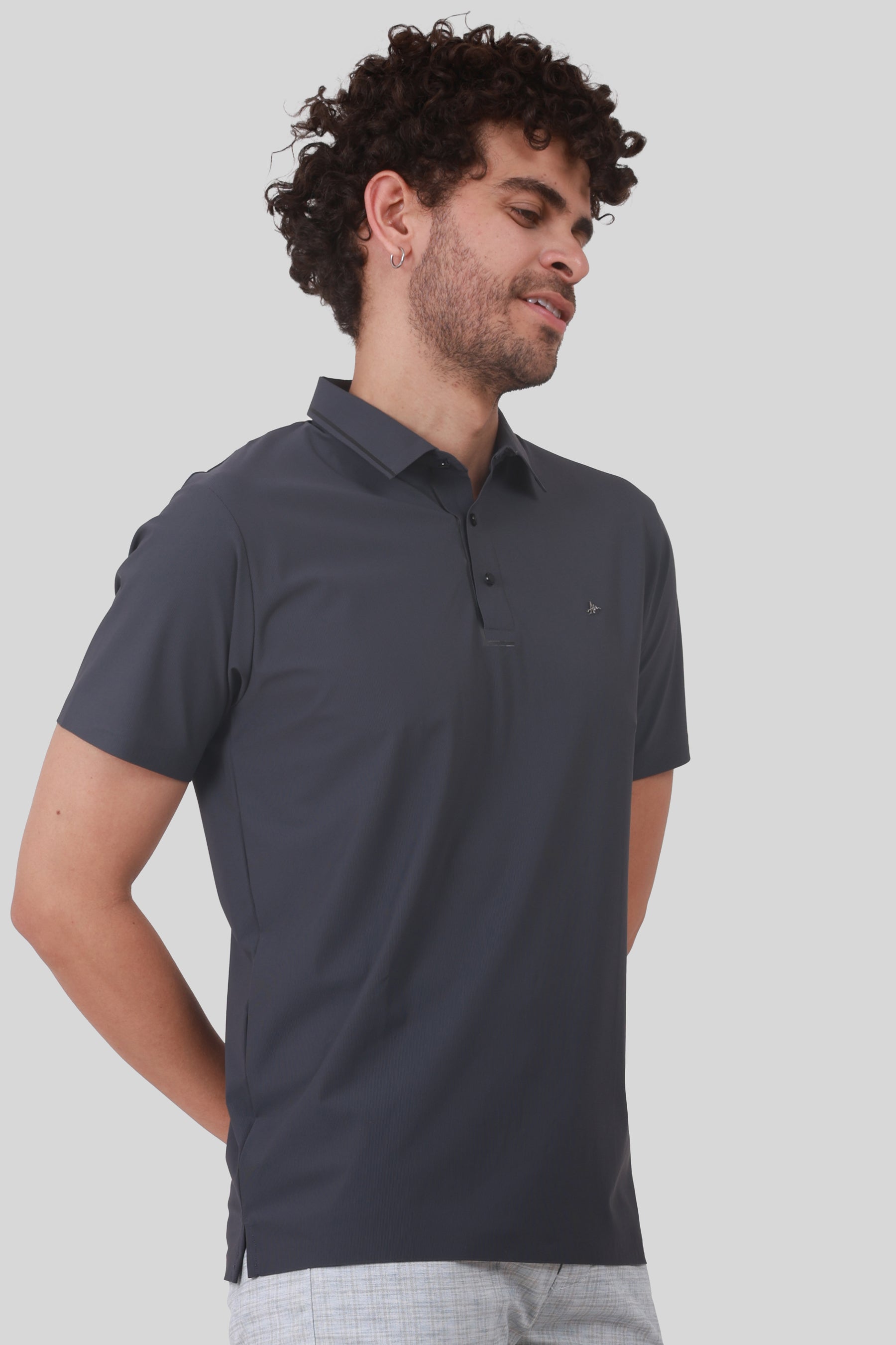 SEAMLESS NYLON COTTON T-SHIRT
