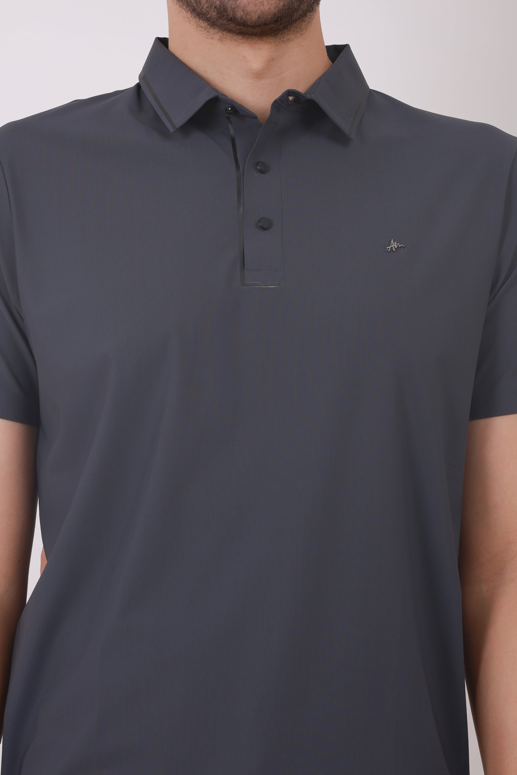 SEAMLESS NYLON COTTON T-SHIRT