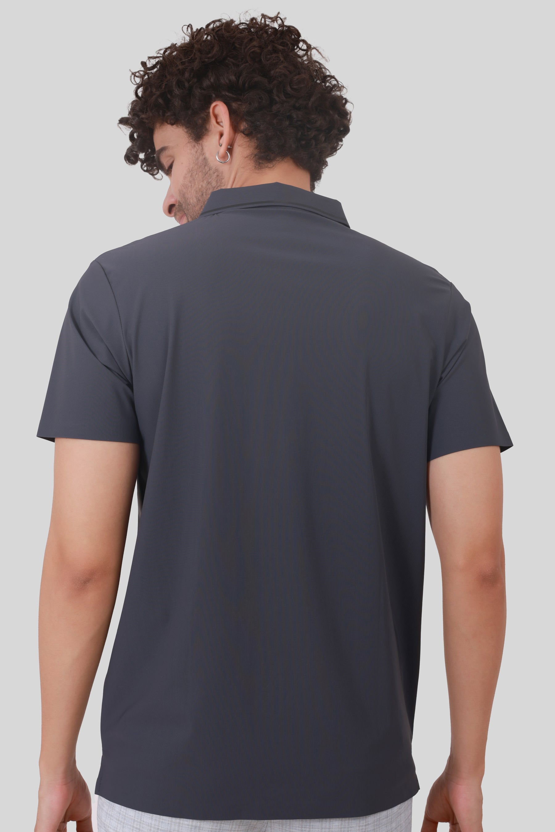 SEAMLESS NYLON COTTON T-SHIRT