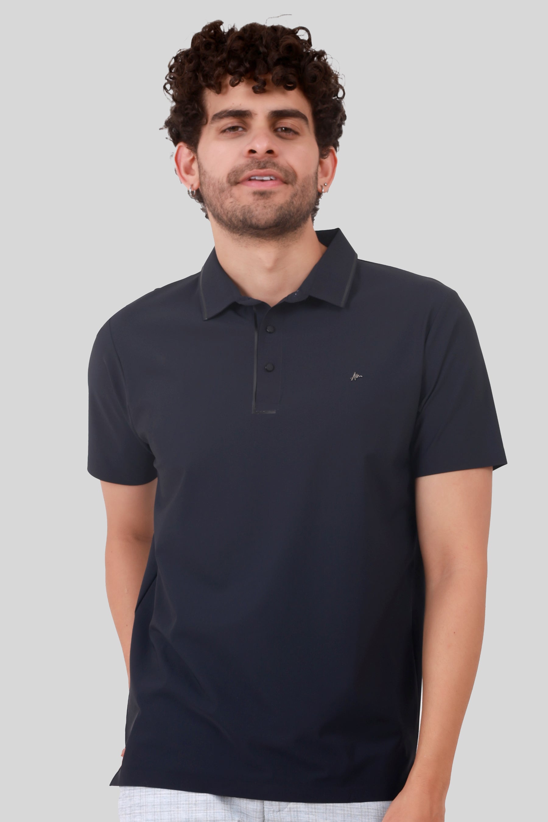 SEAMLESS NYLON COTTON T-SHIRT