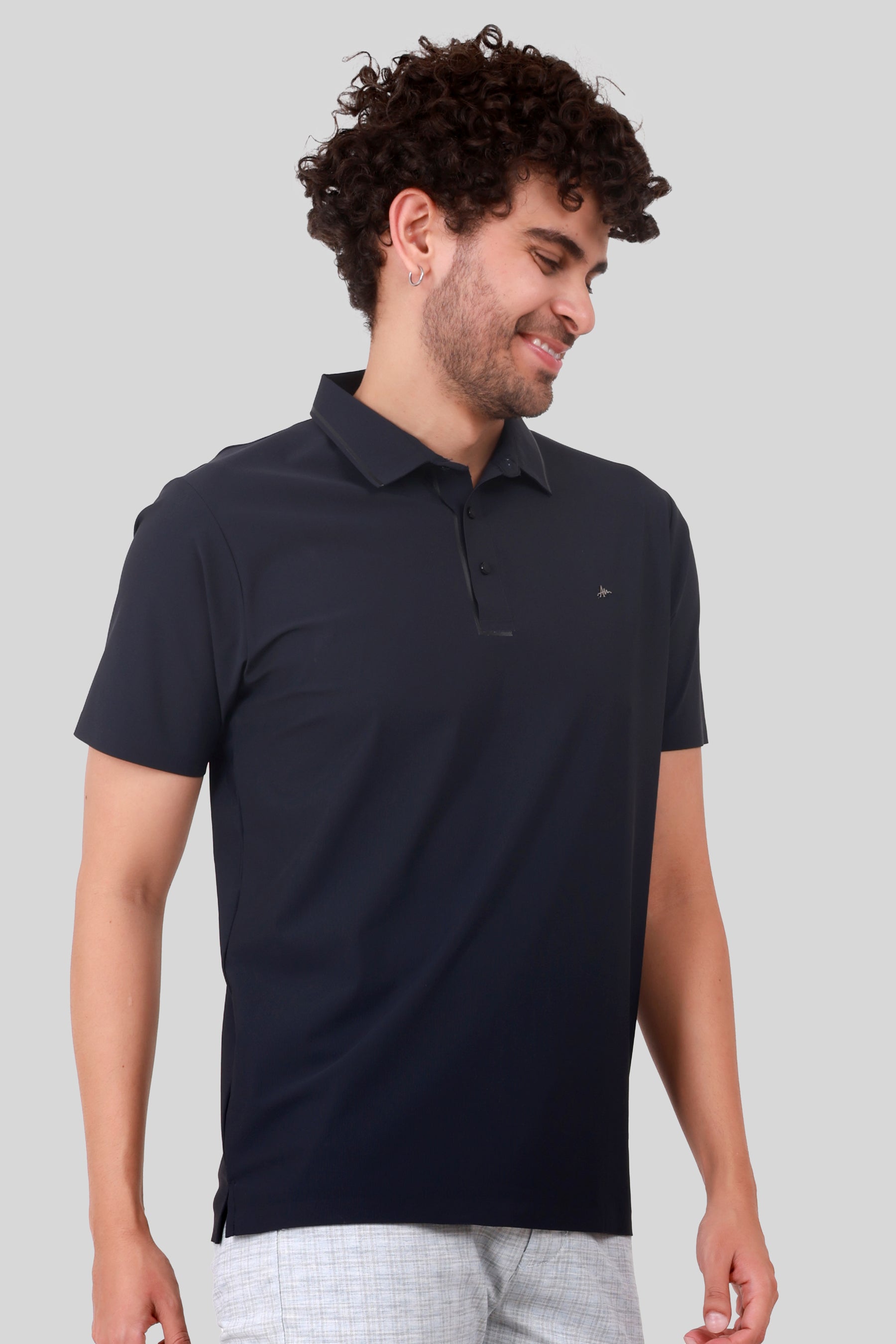 SEAMLESS NYLON COTTON T-SHIRT