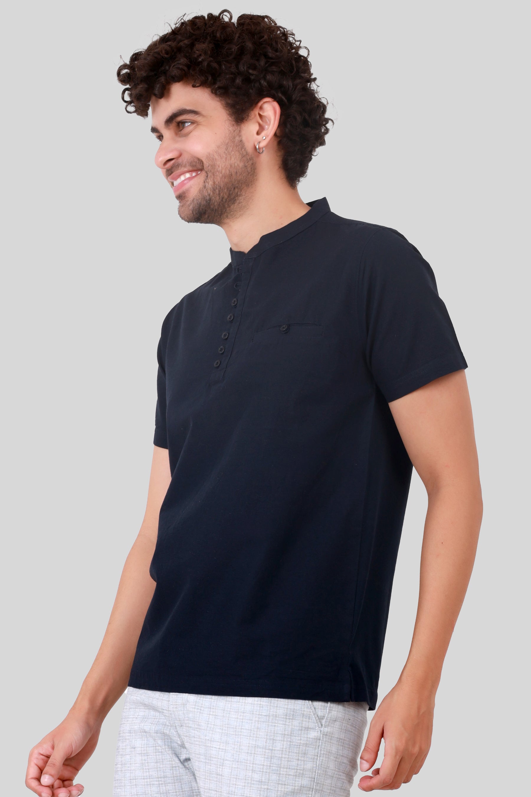 COTTON TEXTILE KURTA T-SHIRT