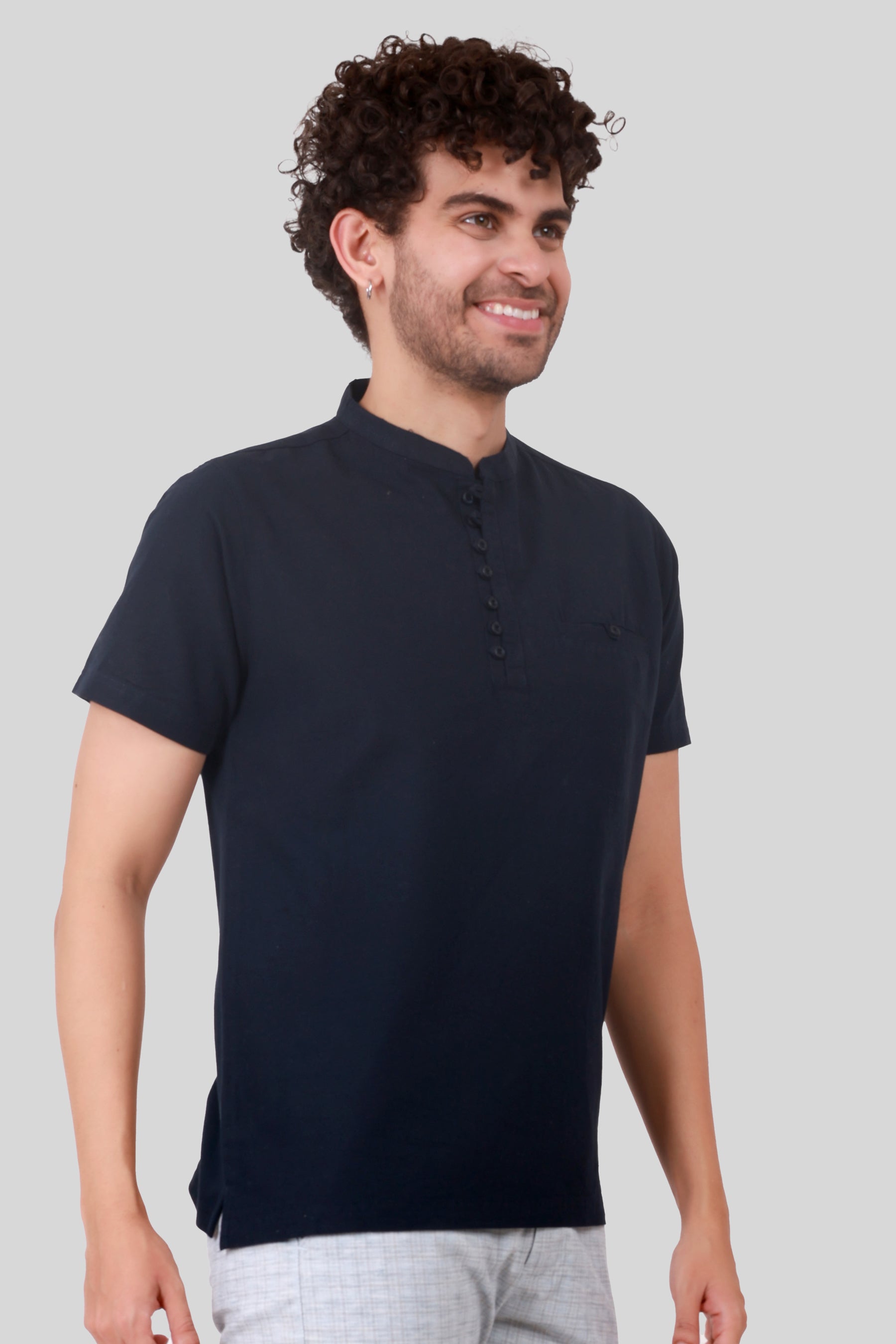 COTTON TEXTILE KURTA T-SHIRT