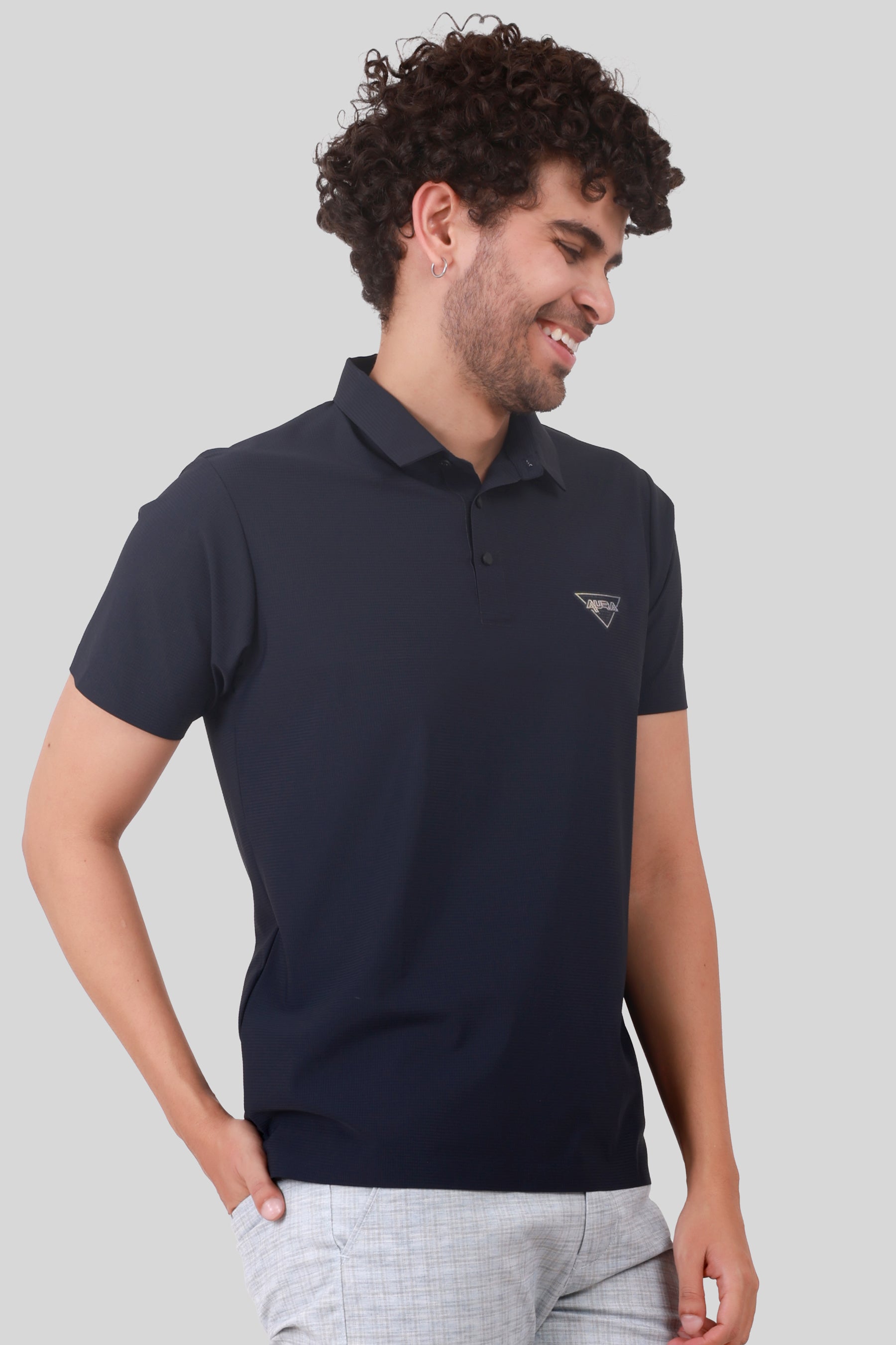 SEAMLESS NYLON COTTON T-SHIRT