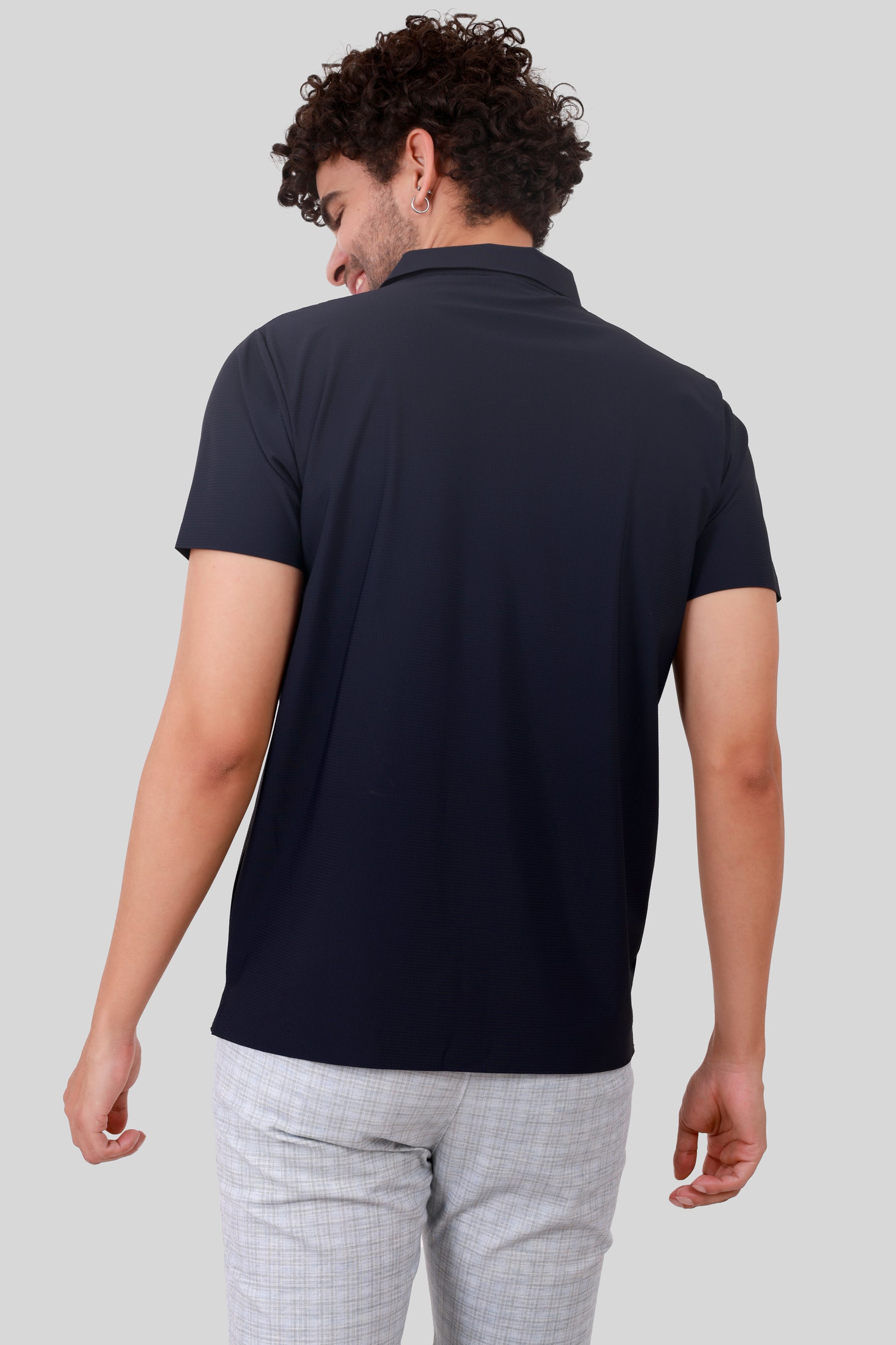 SEAMLESS NYLON COTTON T-SHIRT