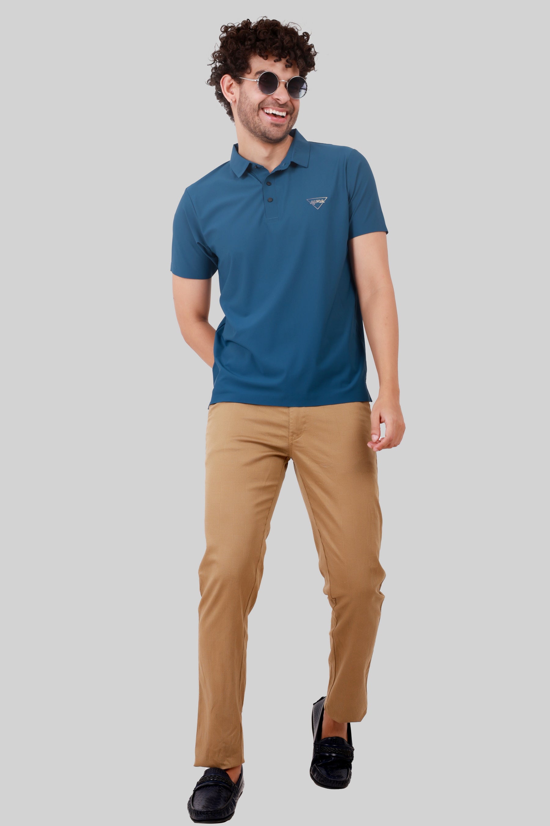 SEAMLESS NYLON COTTON T-SHIRT