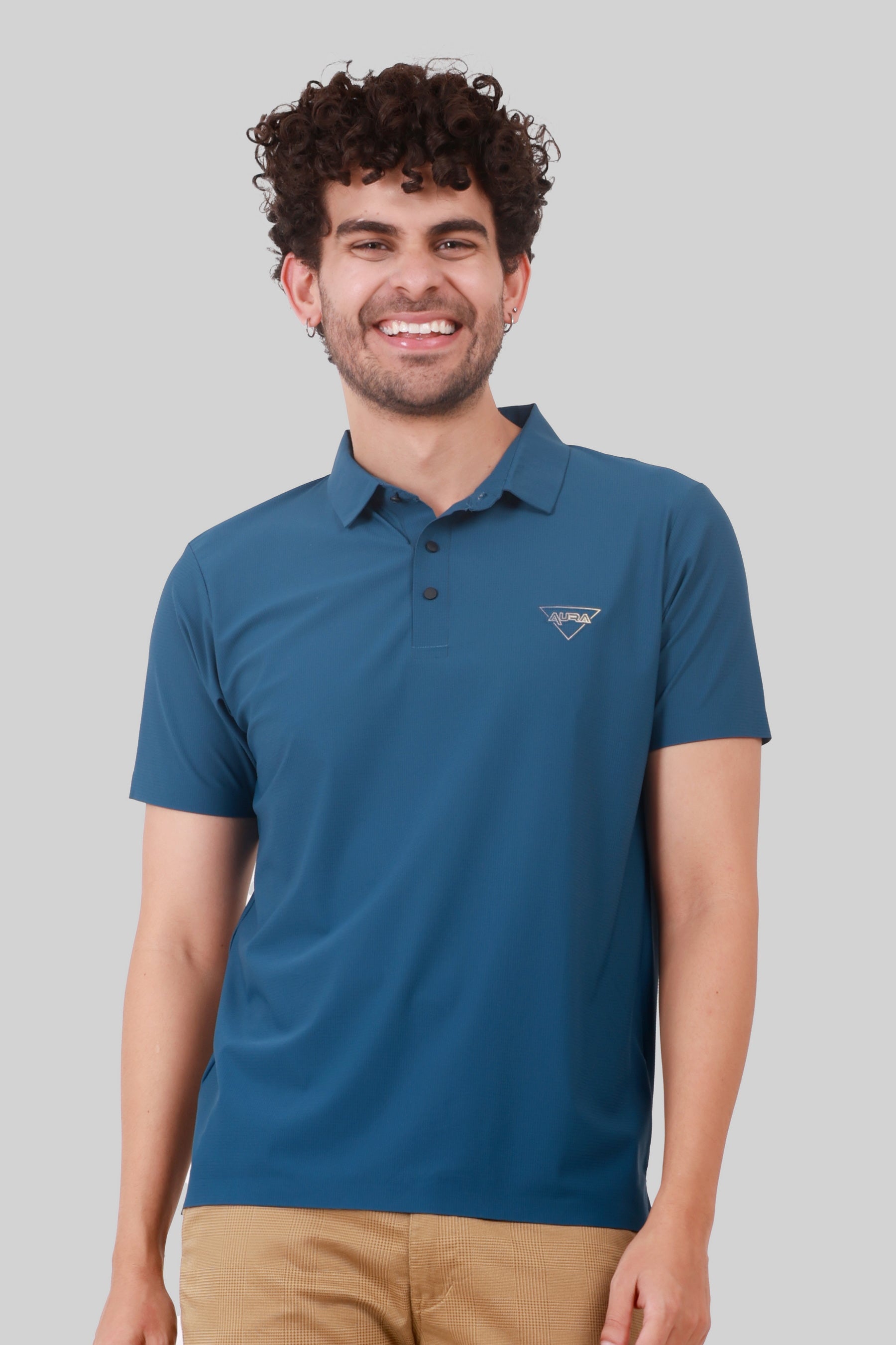 SEAMLESS NYLON COTTON T-SHIRT