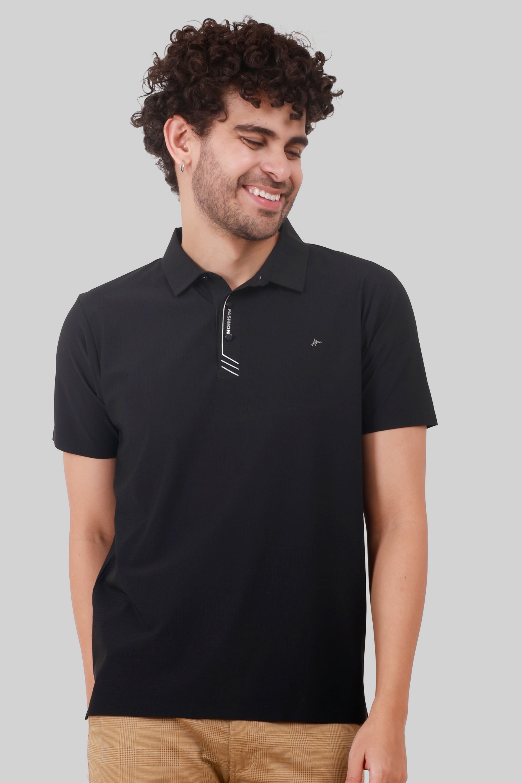 SEAMLESS NYLON COTTON T-SHIRT