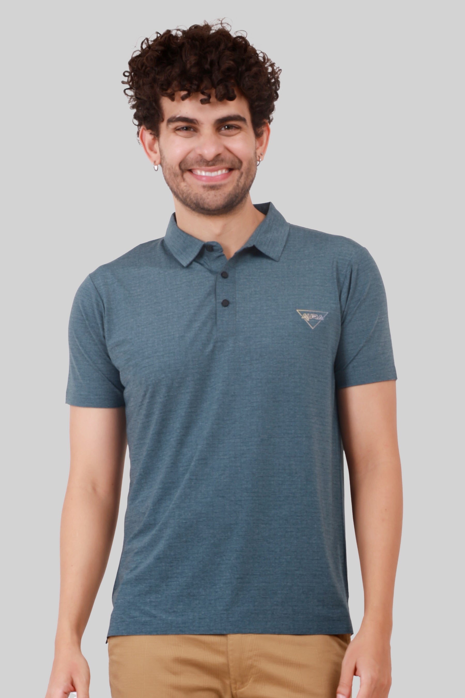 SEAMLESS NYLON COTTON T-SHIRT