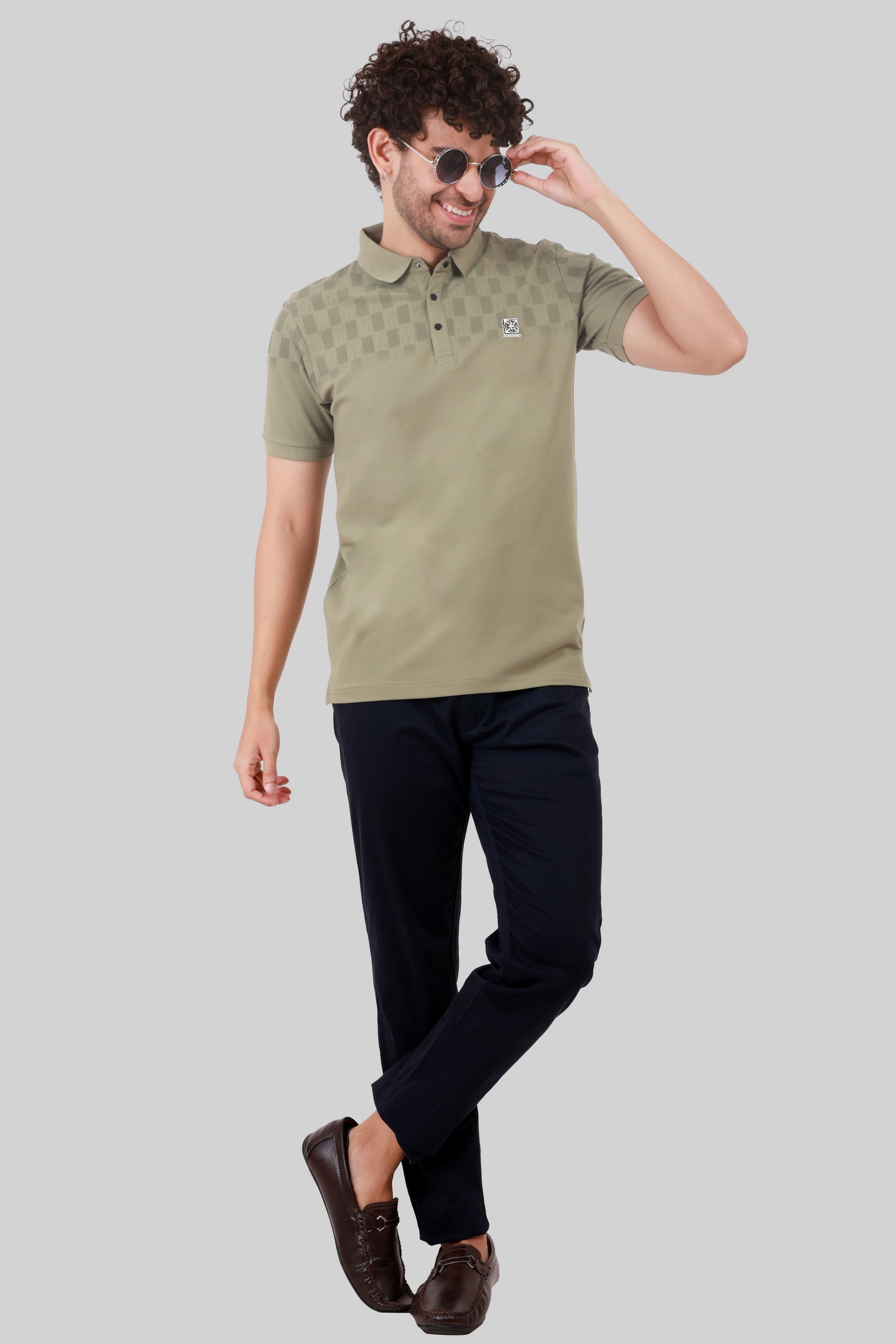 PO LYCRA COTTON COLLAR T-SHIRT