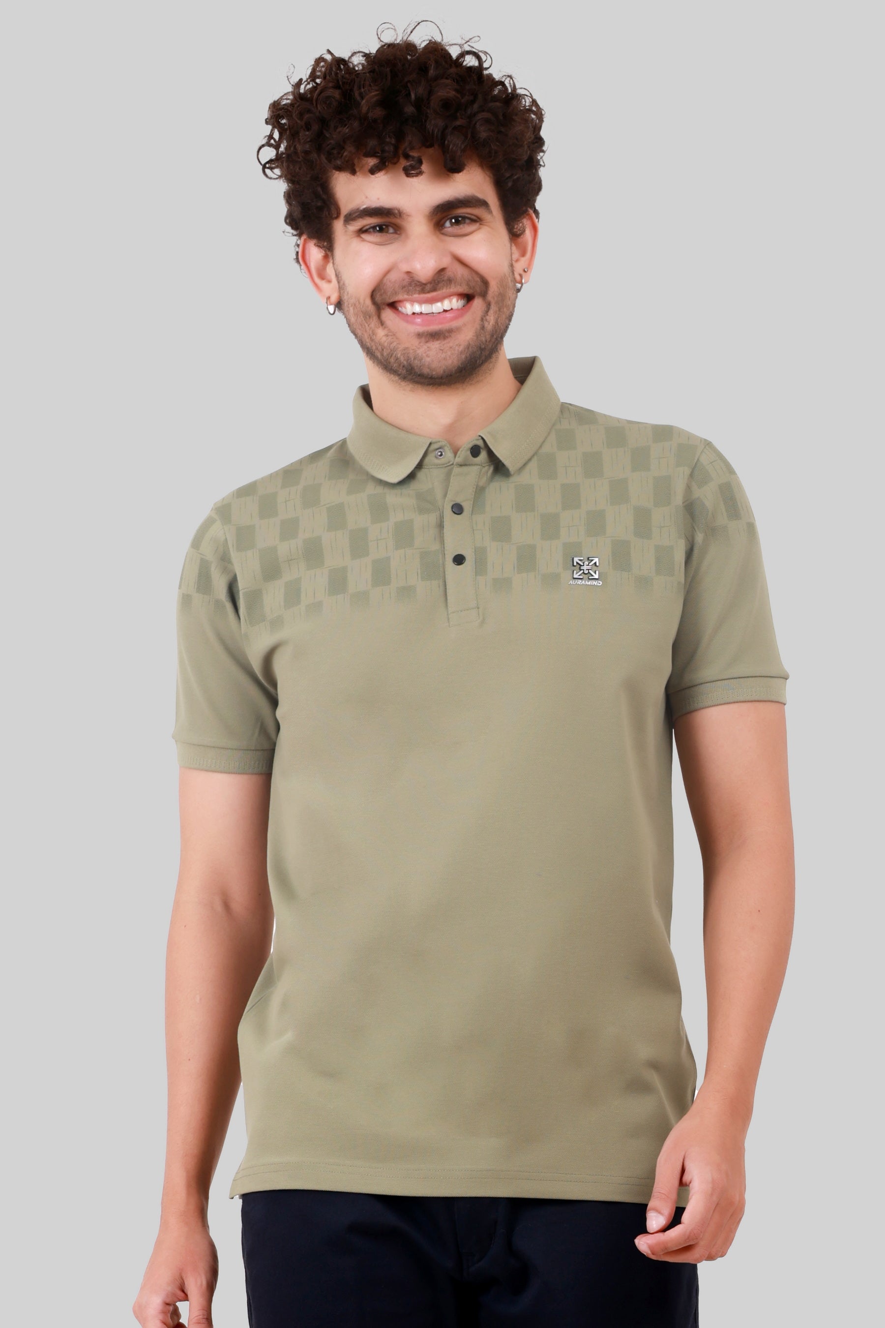 PO LYCRA COTTON COLLAR T-SHIRT