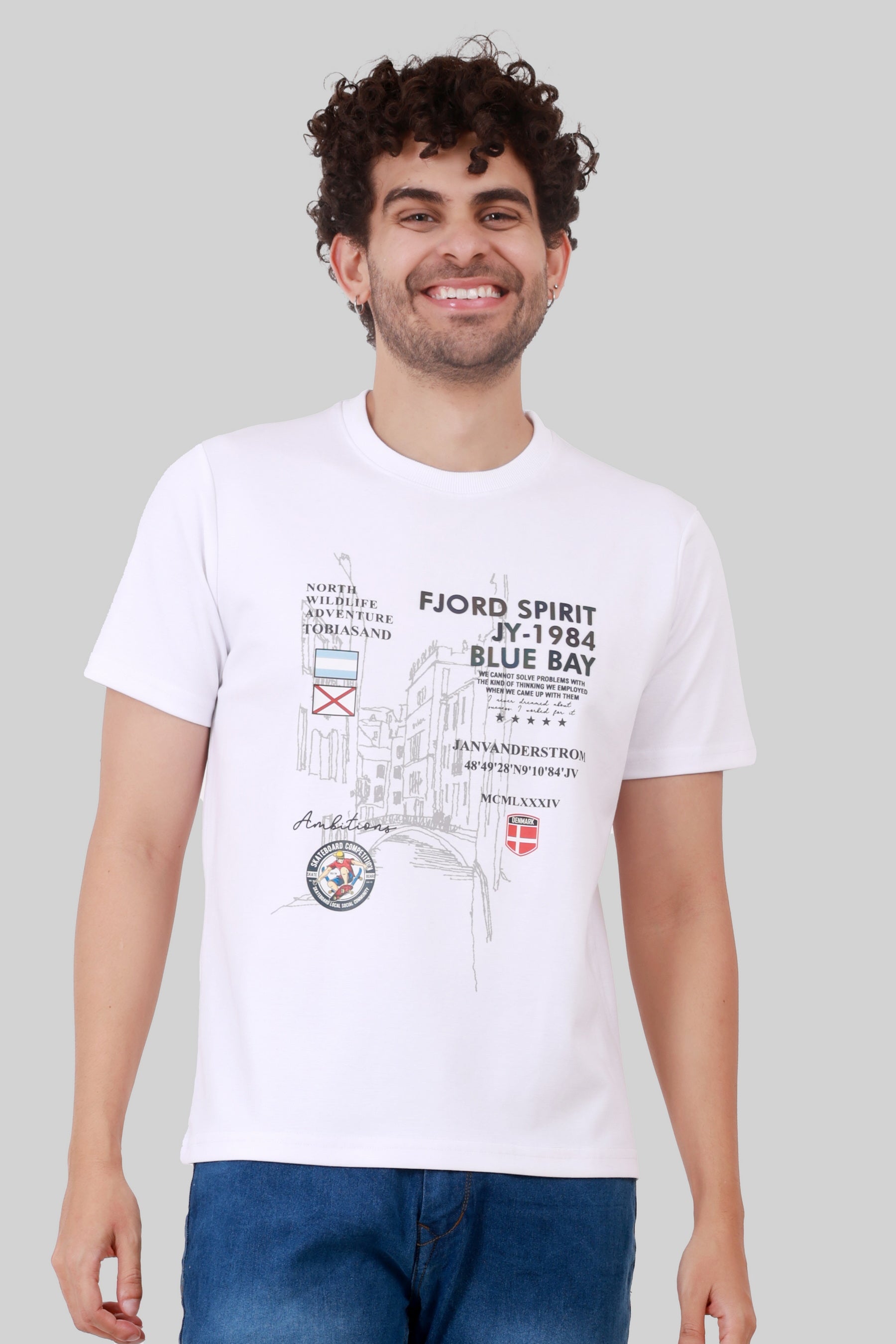 NYLON COTTON HEAVY GSM T-SHIRT