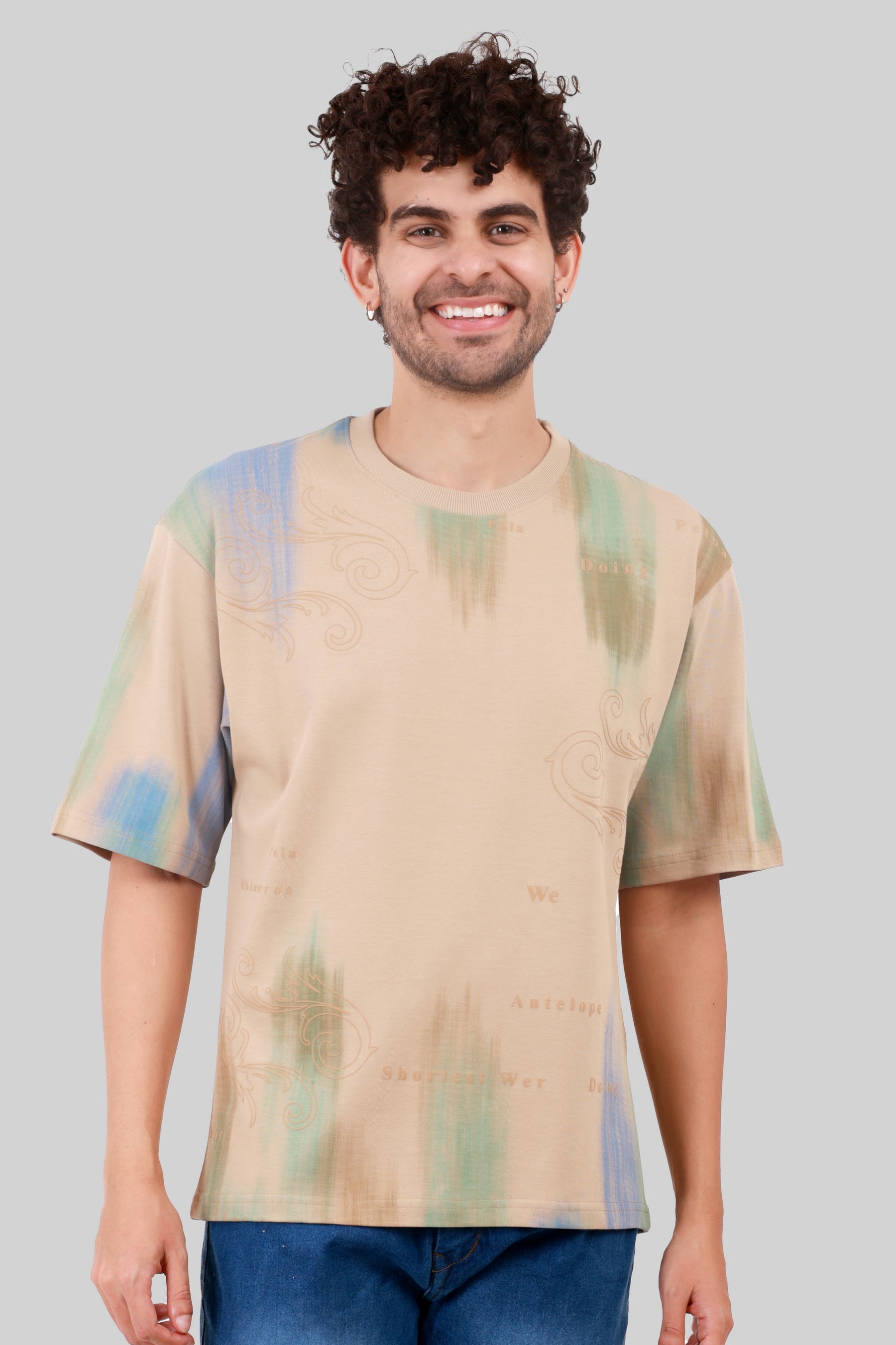 OFF SHOULDER COTTON HEAVY GSM T-SHIRT