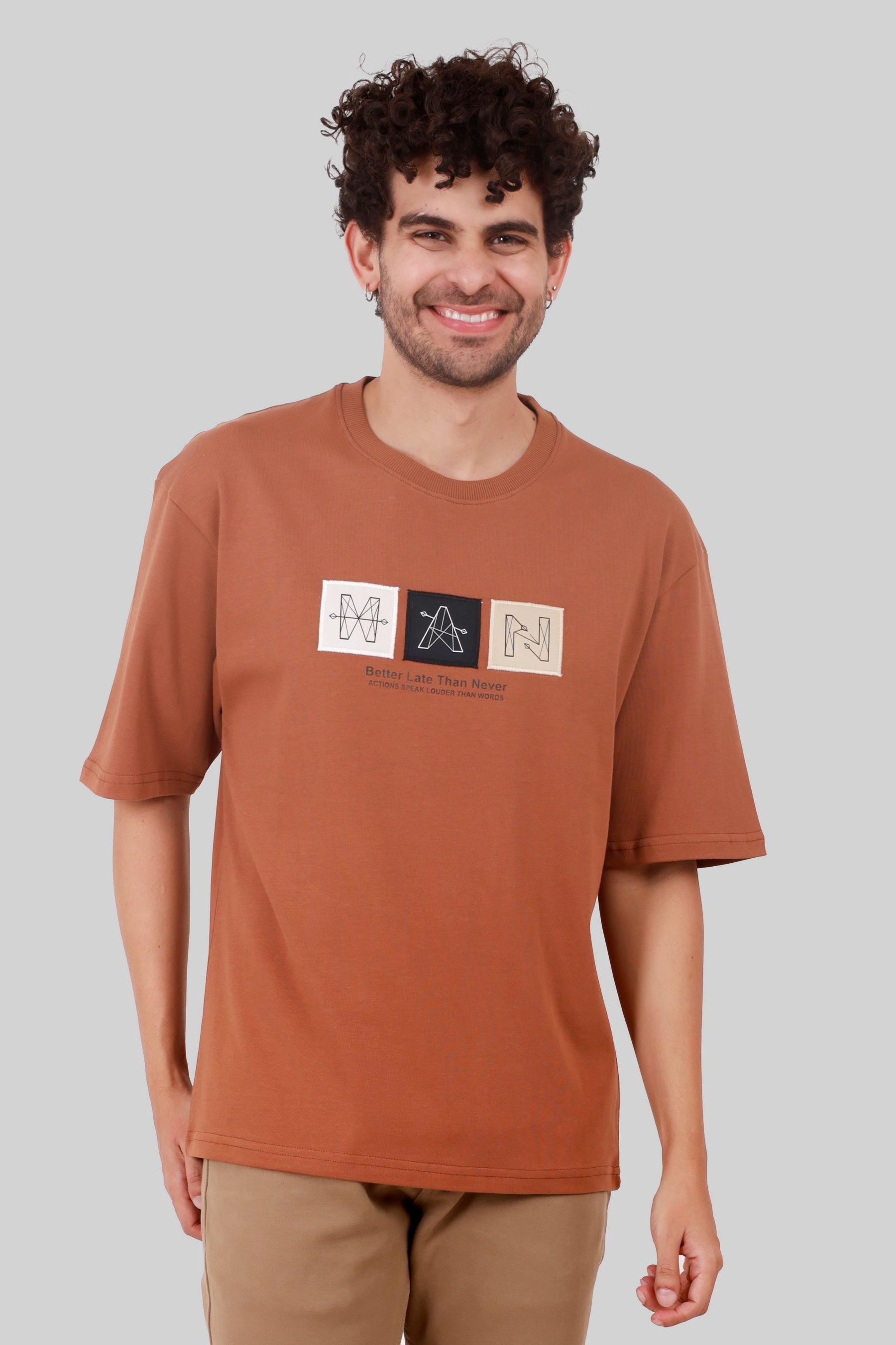 OFF SHOULDER COTTON HEAVY GSM T-SHIRT